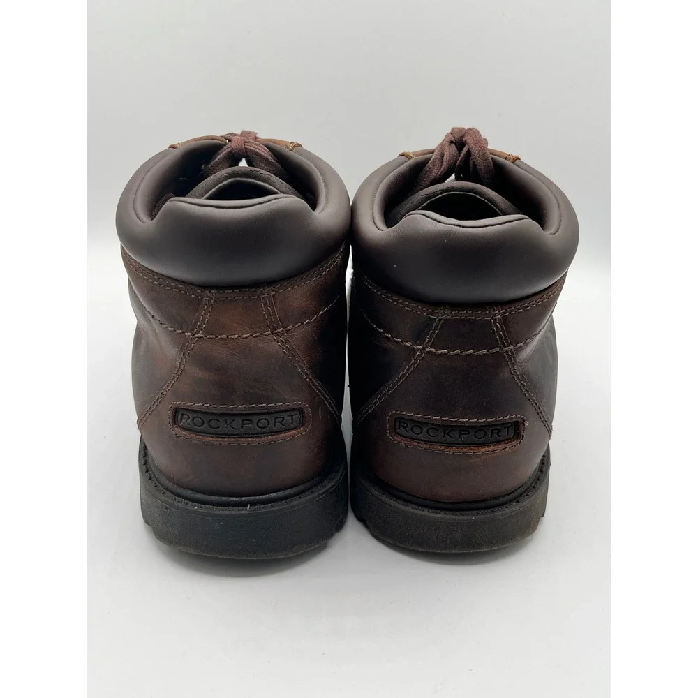Rockport Storm Surge Men Sz 11M Brown Leather Waterproof Chukka Boots A13715